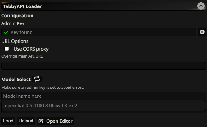 Tabby Loader Extension